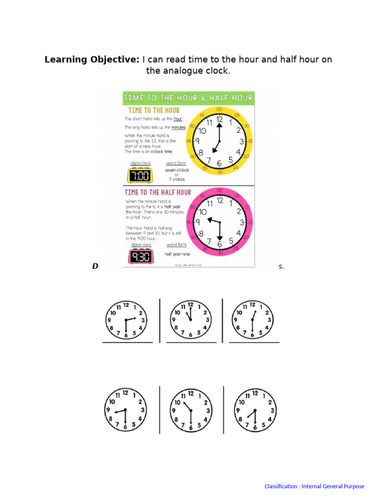 Math Time Work | PDF