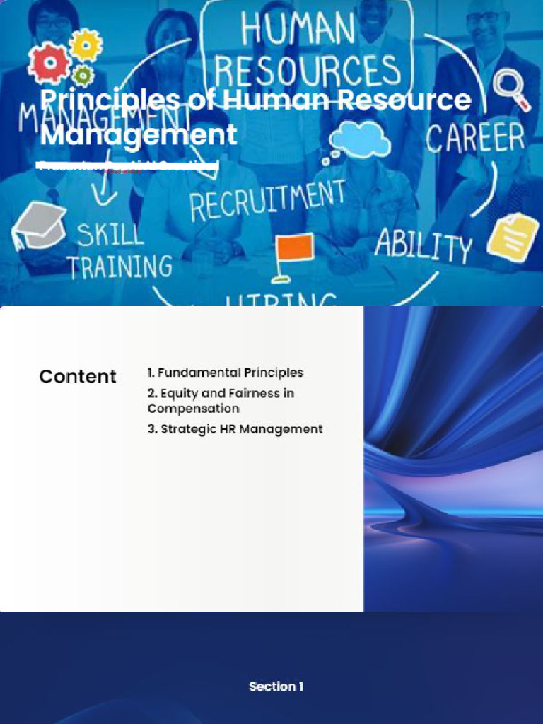 Principles of HR Management | PDF