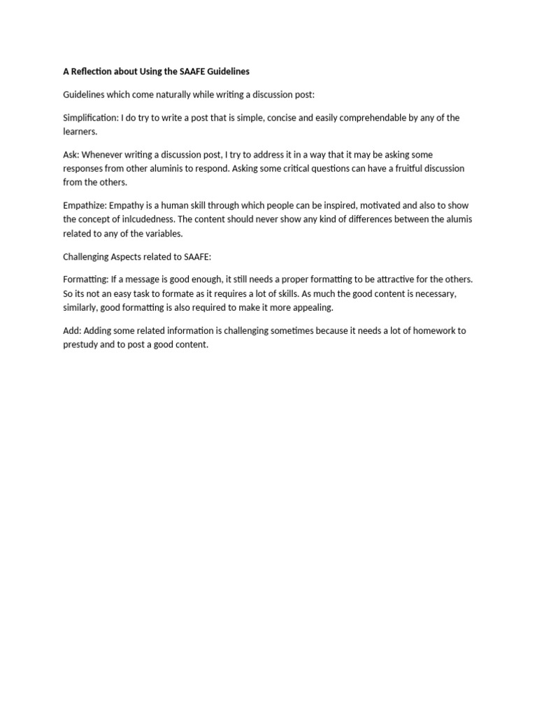 Final Reflection | PDF