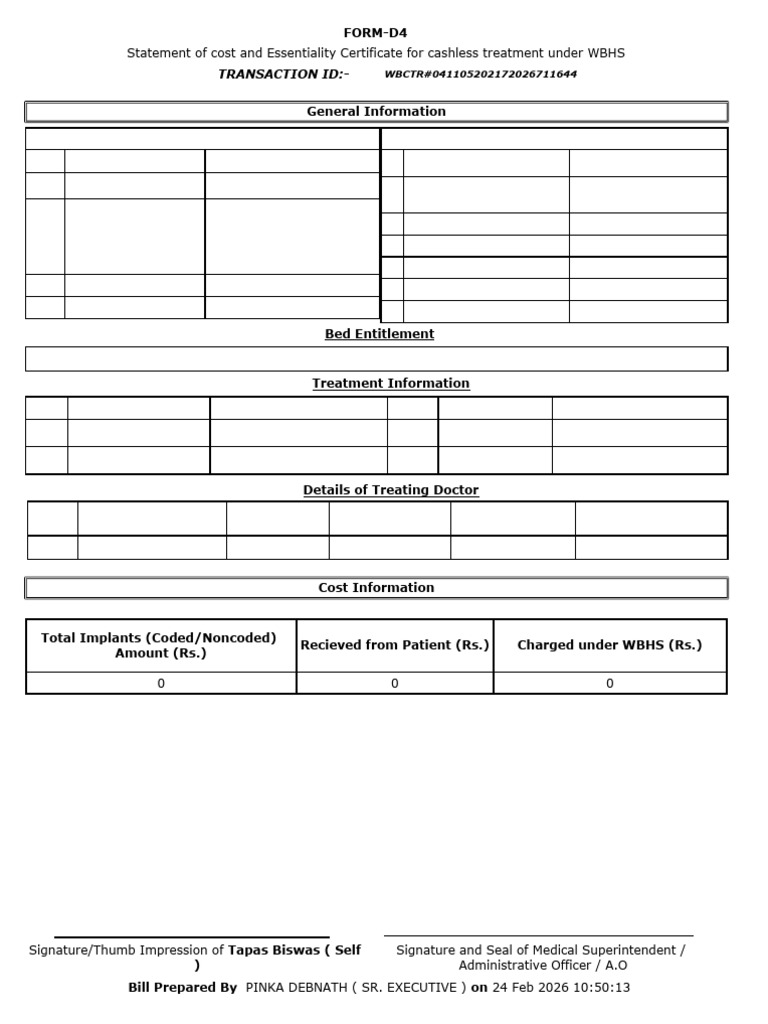 Form D4-2 | PDF