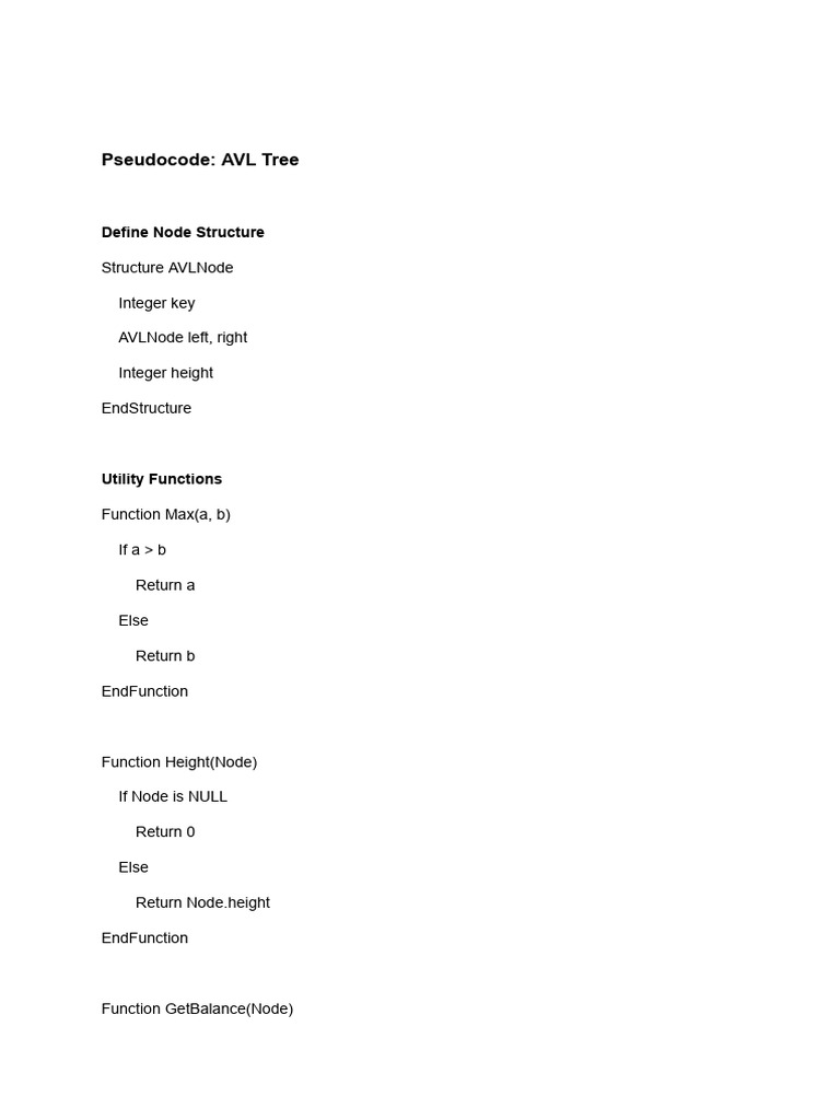 AVL&B Tree | PDF