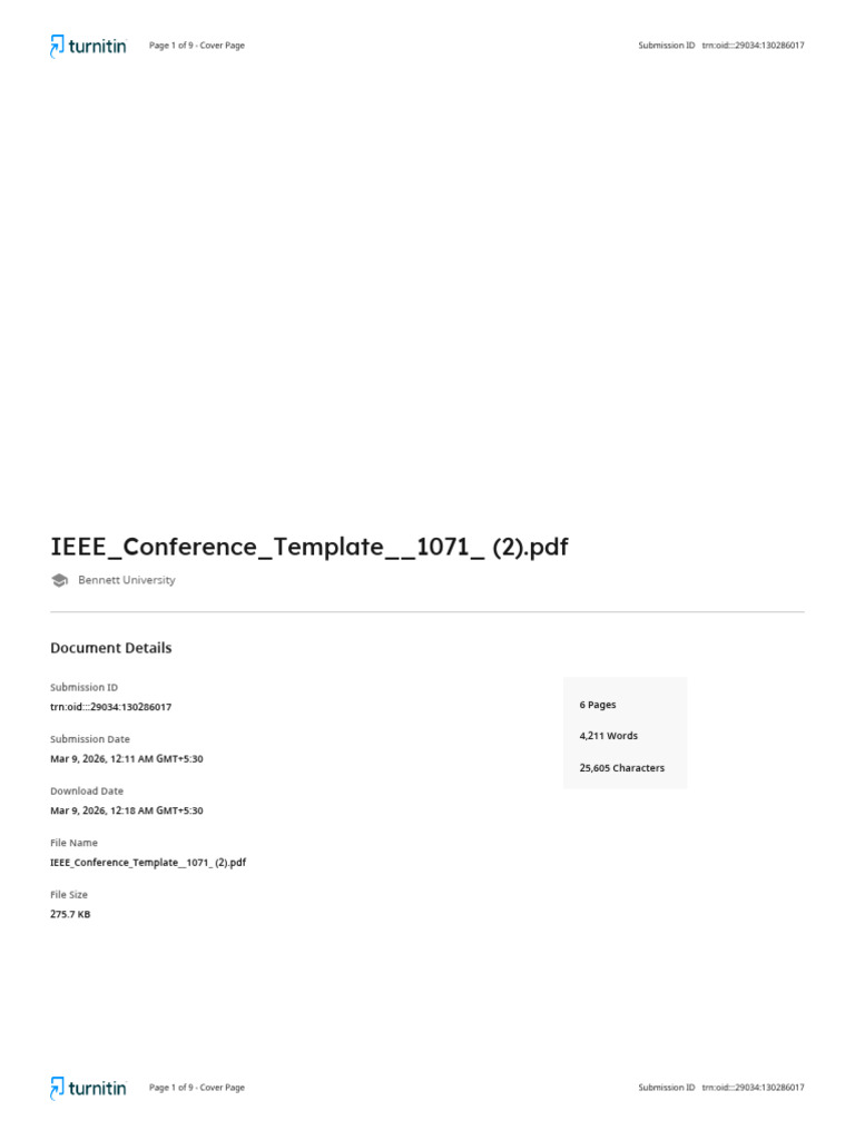 IEEE Conference Template 1071 | PDF