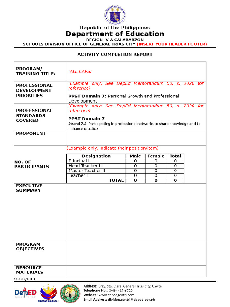 ACR Activity School | PDF