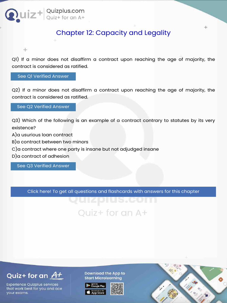 If A Minor Does Not Disaffirm A Contract Upon Reaching The Age of ...