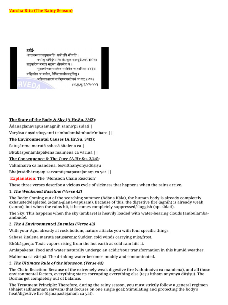 Varsha Ritu | PDF