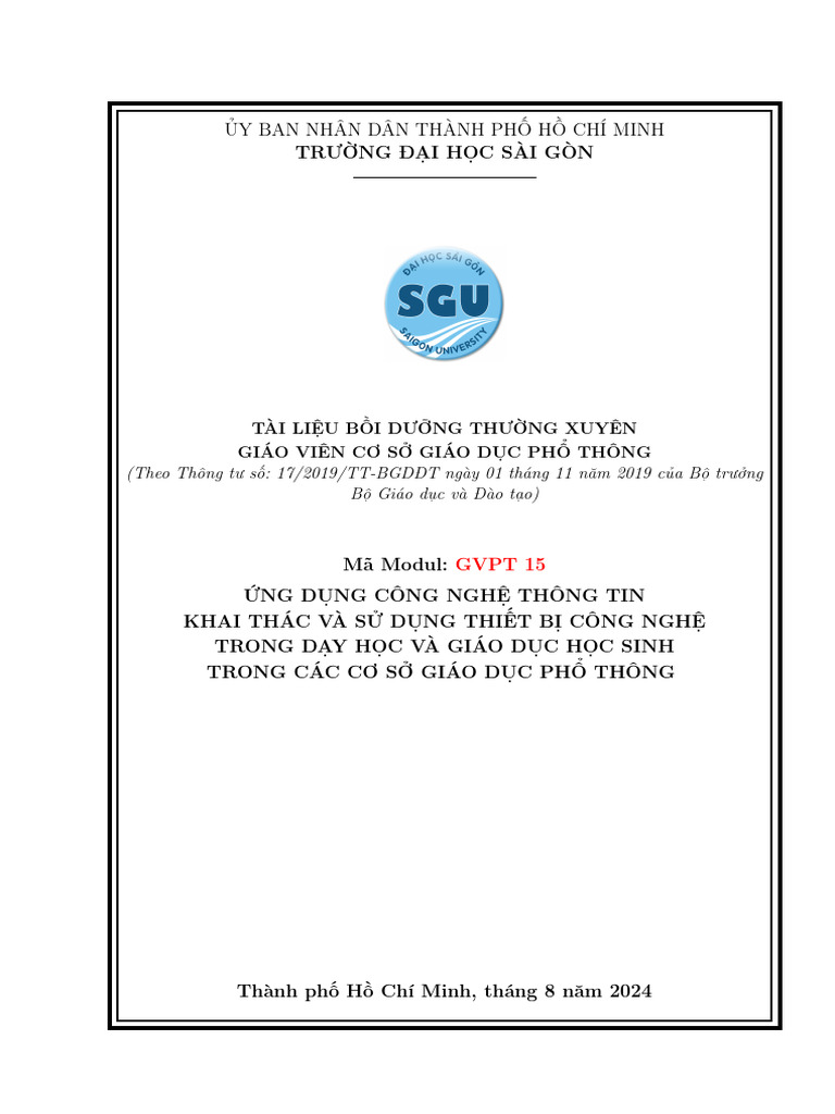 Modulo 15 | PDF