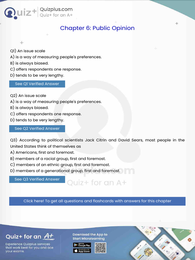 An Issue Scale | PDF