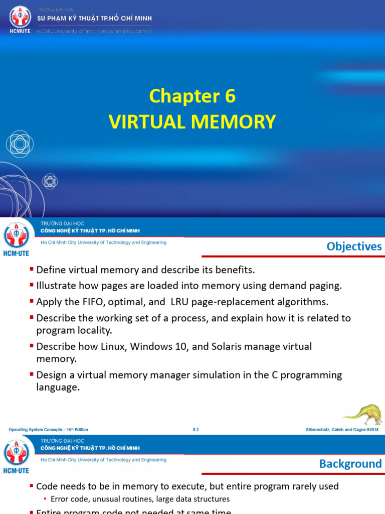 HĐH Ch06 Virtual Memory | PDF | Operating System | Computer Science