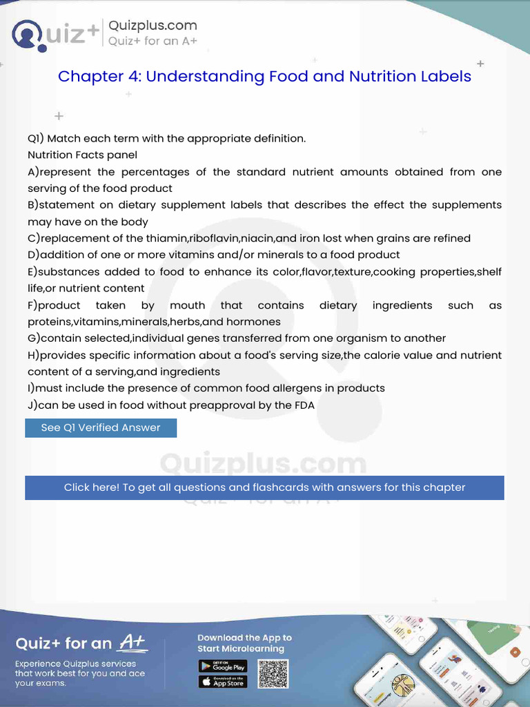 Nutrition Facts Panel | PDF | Foods | Dietary Supplements