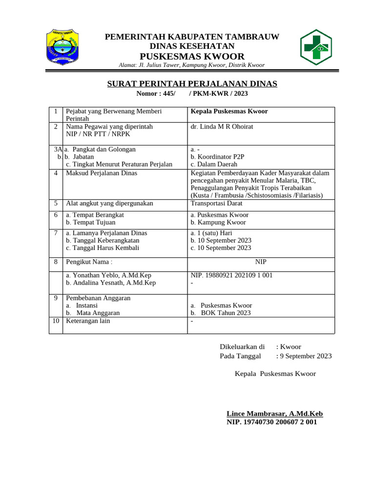SPPD Deteksi Dini PTM Barar | PDF