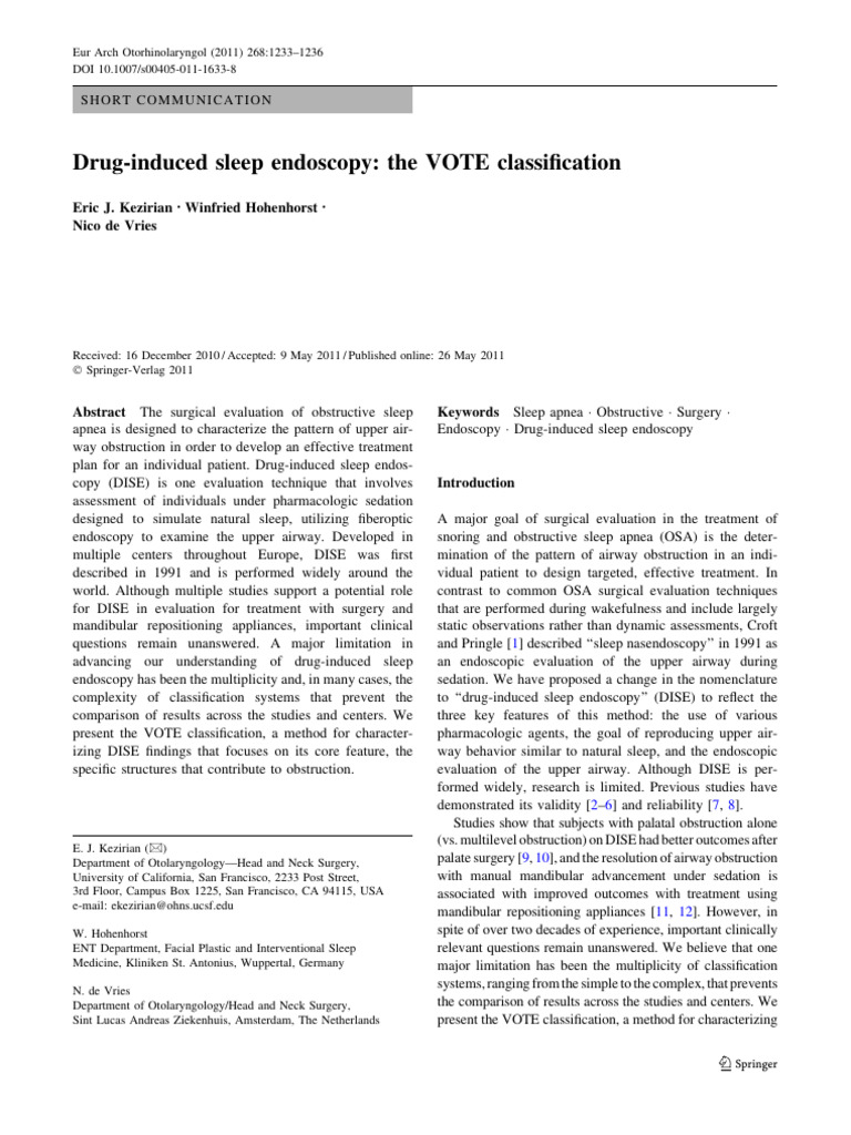 AA - Eric JK (2011) Drug-Induced Sleep Endoscopy - The VOTE ...