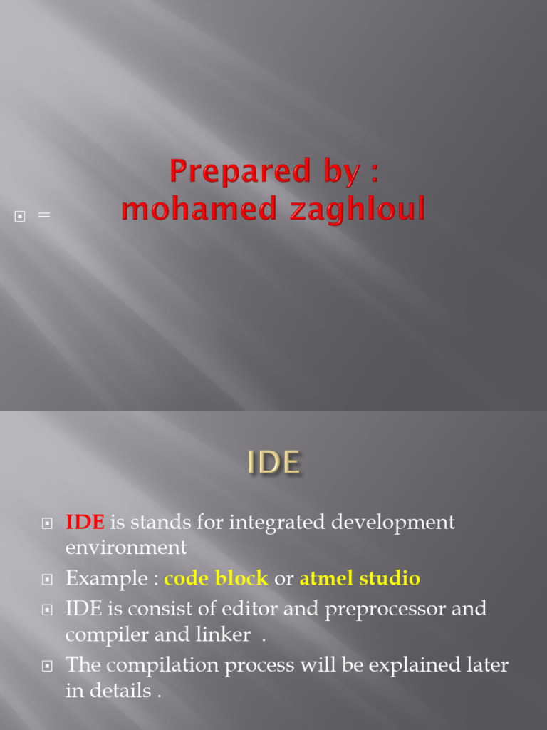 C - Part 1 | PDF