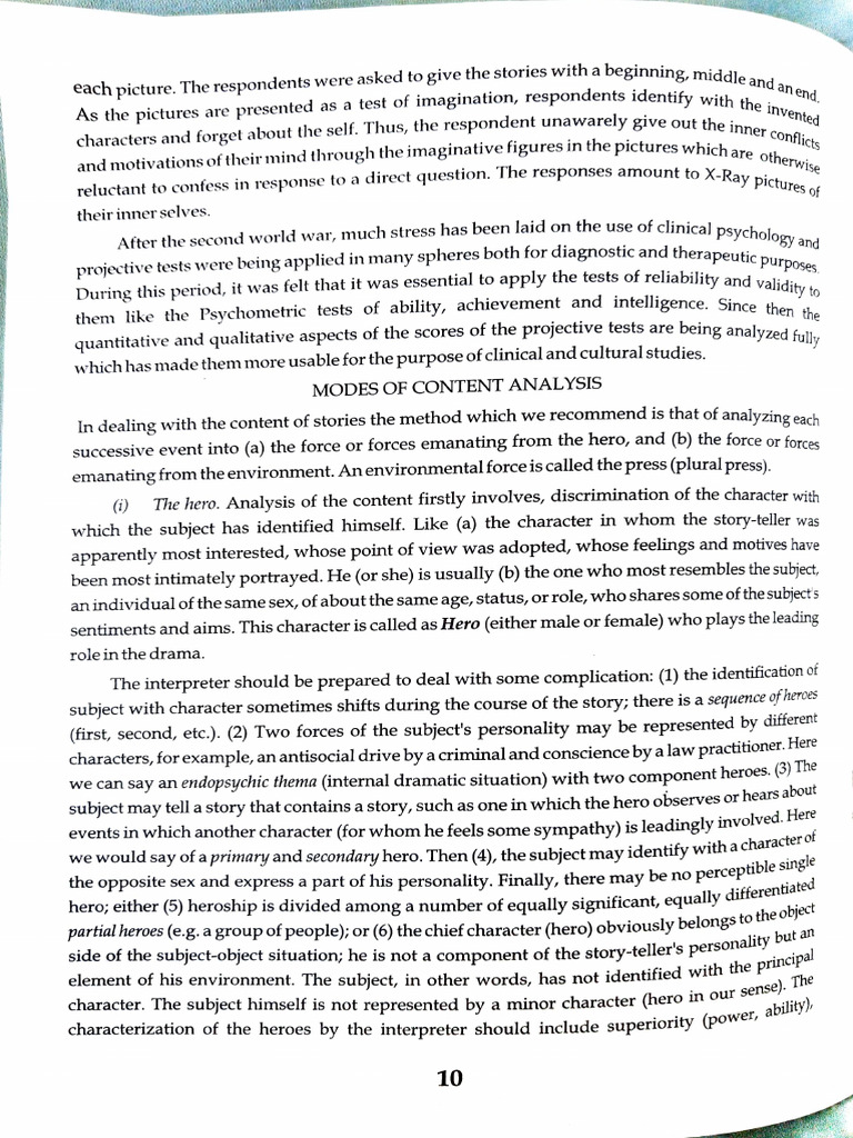 TAT Scoring | PDF