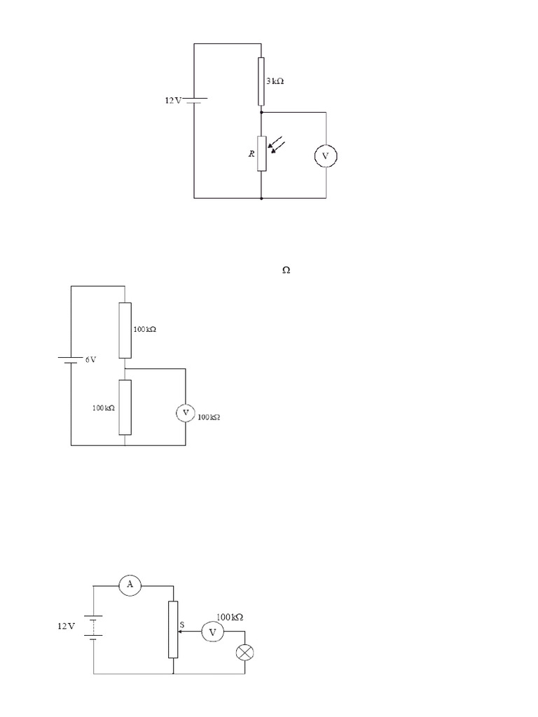 Electric Circuits Resistance Potential Divider | PDF | Electrical ...