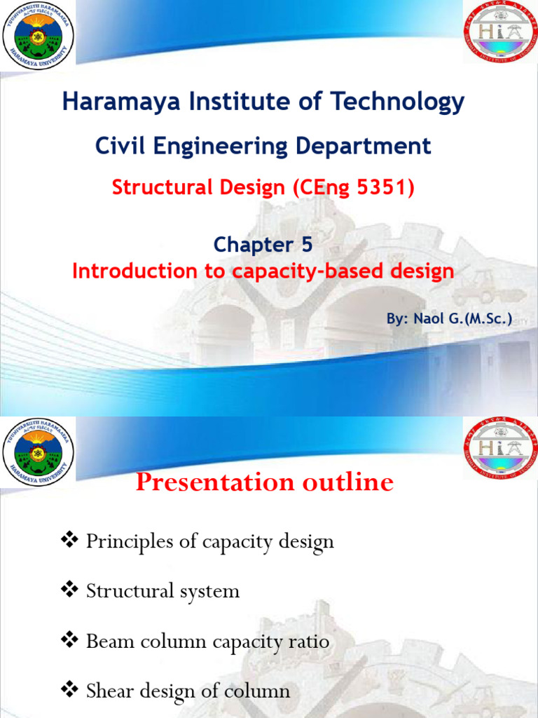 Chapter 5 Capacity Based Design | PDF | Strength Of Materials ...