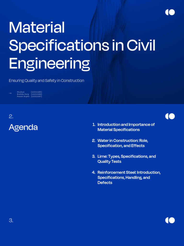 Material Specifications Civil Engineering Copy-1 | PDF | Lime (Material ...