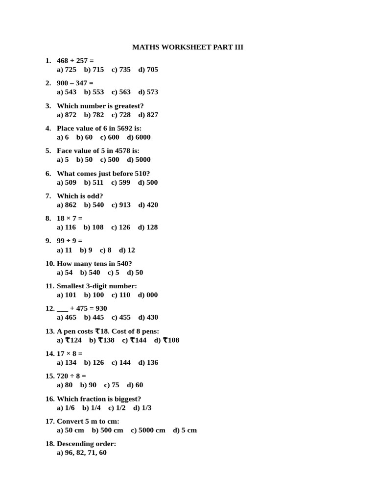 Maths Worksheet Part III | PDF | Euclidean Geometry | Elementary Geometry