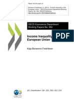 Income Inequality in Europe - Oecd WP