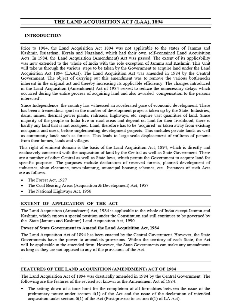 Land Law Unit 3 Notes | PDF