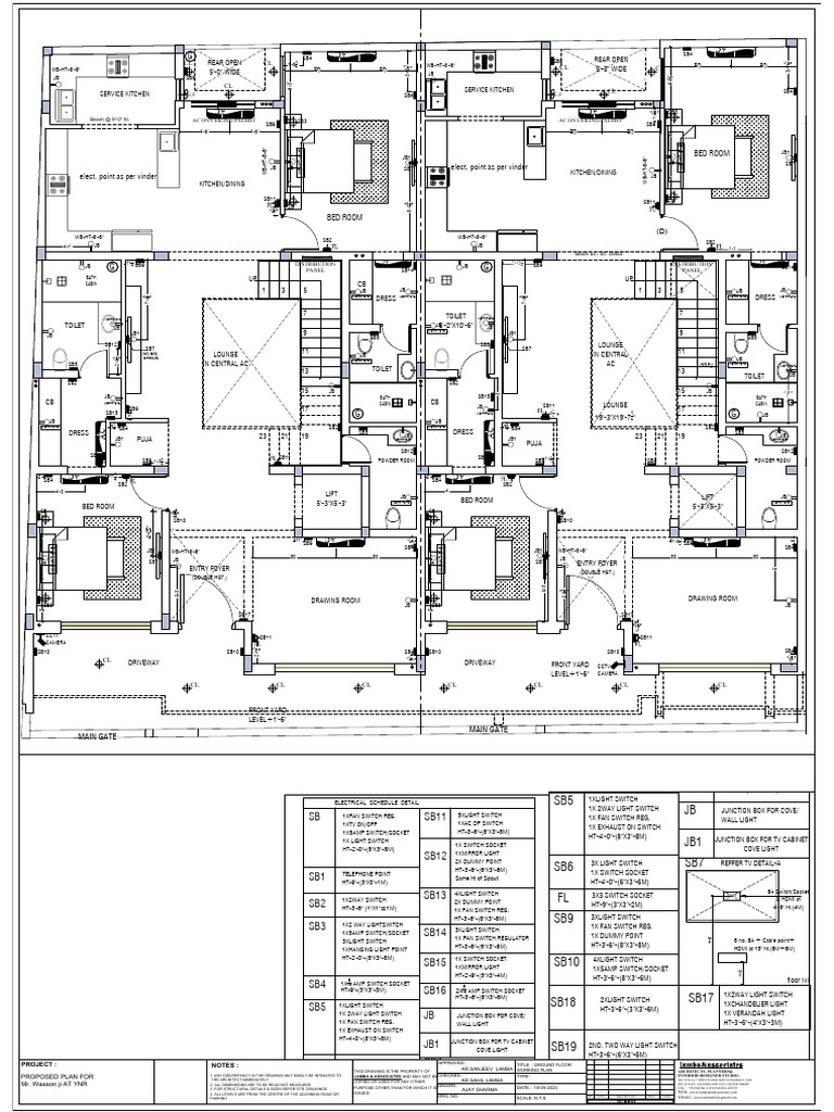 Ground Floor Electrical Detail-Layout1 | PDF