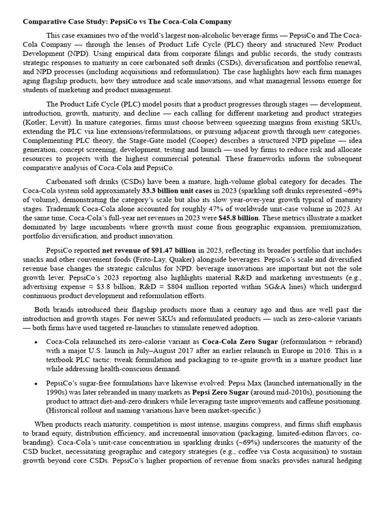 Comparative Case Study | PDF