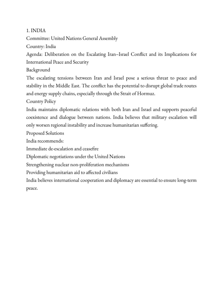 Position Paper Sample | PDF