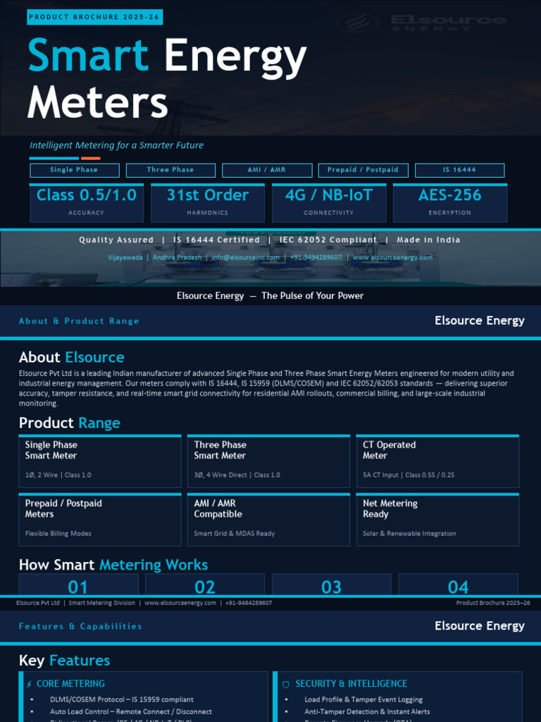 Elsource Smart Meter Brochure | PDF