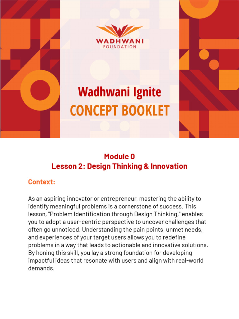 M0L2 Design Thinking Innovation | PDF | Design Thinking | Empathy