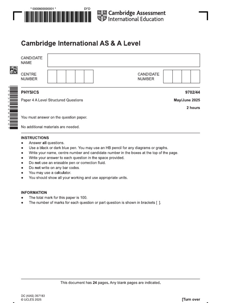 A Level 2025 | PDF