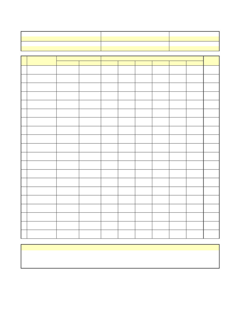 Dimensional Layout Form | PDF