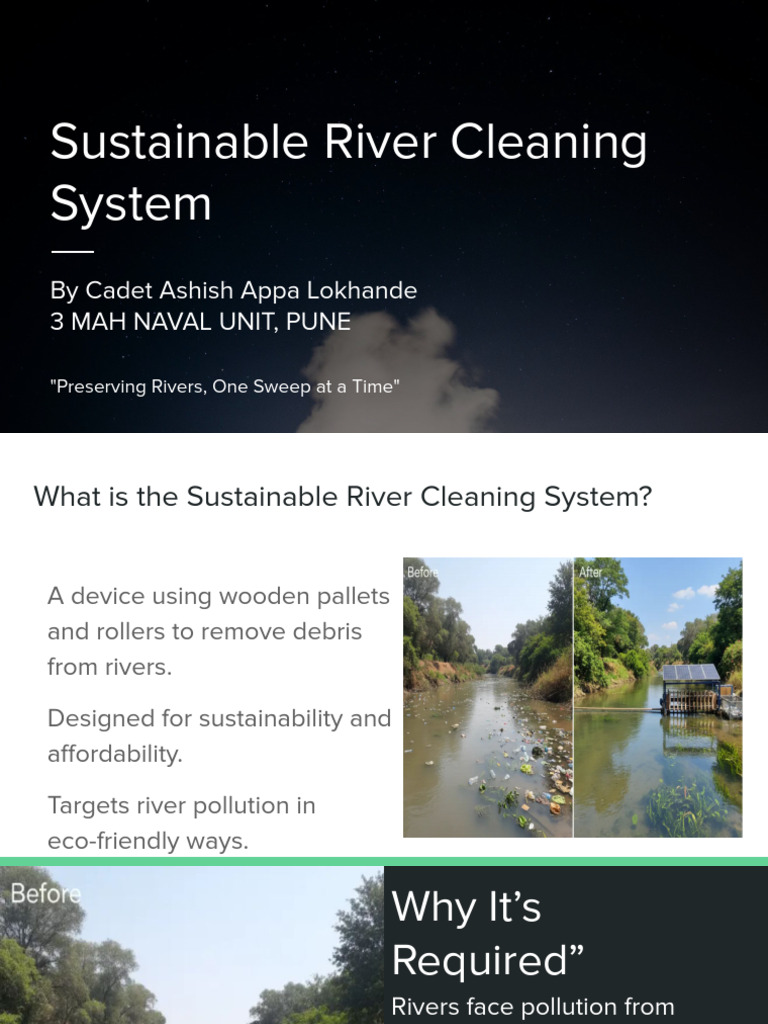 Sustainable River Cleaning System | PDF