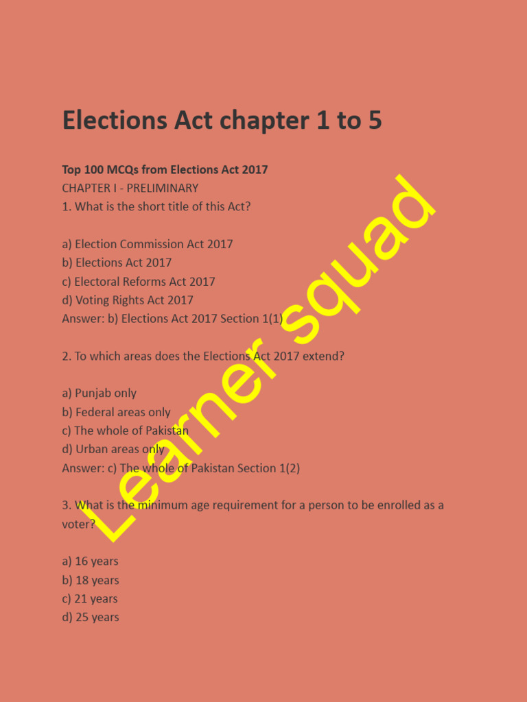 ECP 1 To 5 | PDF