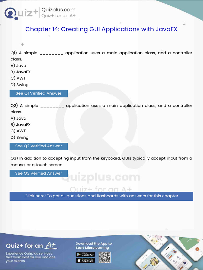 A Simple Application Uses A Main Application Class and A Controller ...