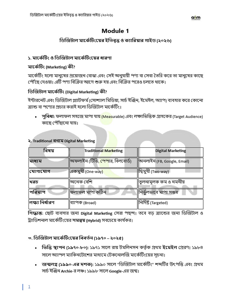 Module 1 | PDF