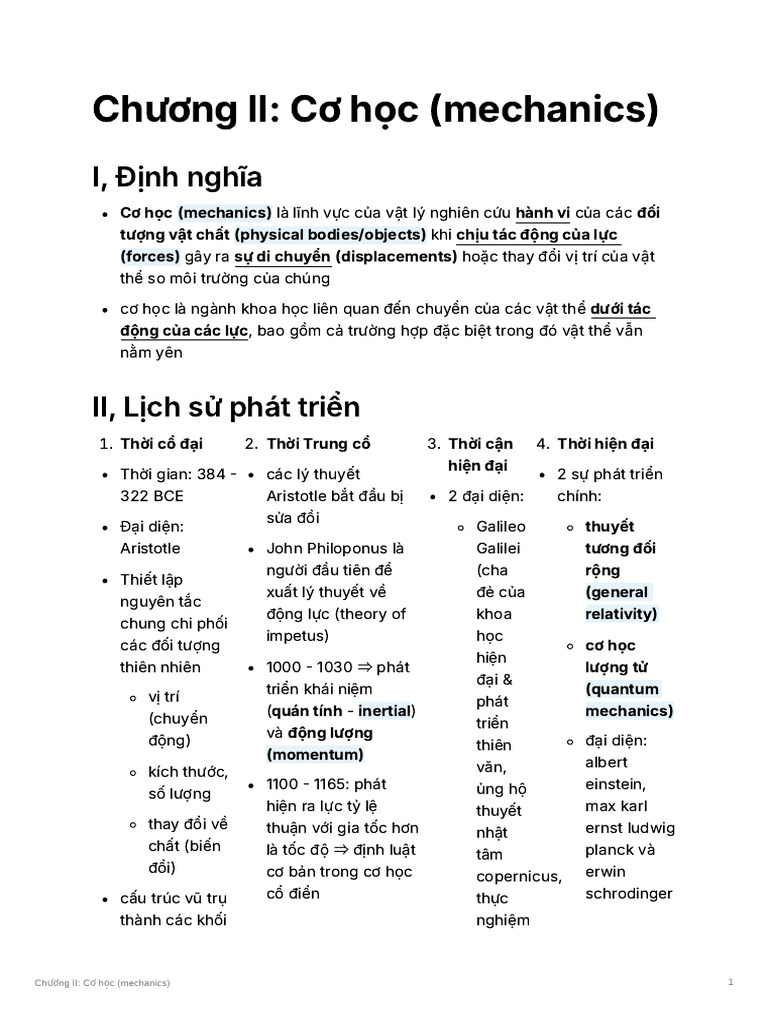 CHNG II C HC (Mechanics) | PDF