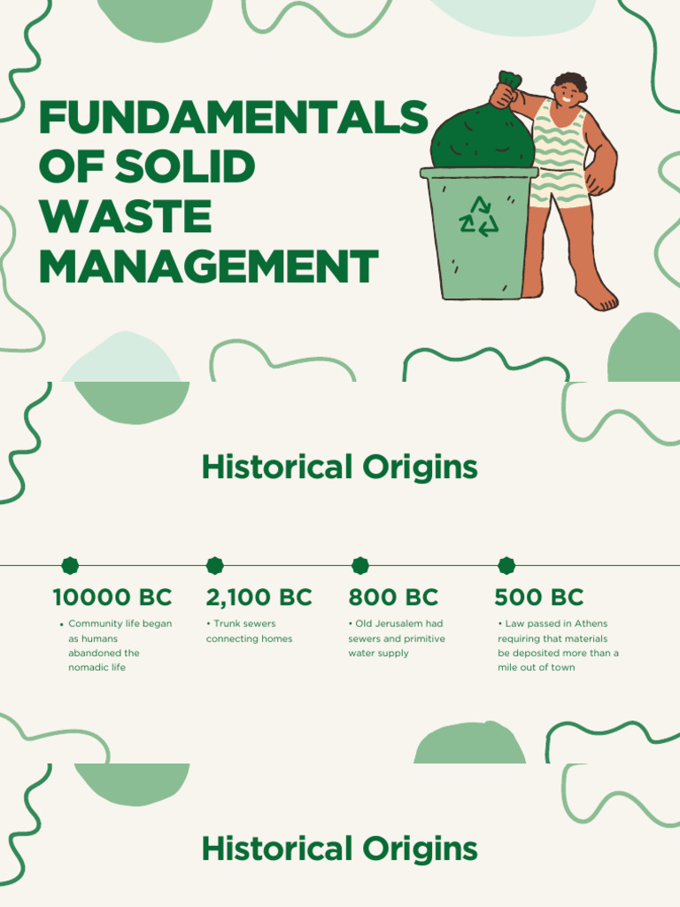 Fundamentals of Solid Waste Management-1 | PDF | Waste | Municipal ...
