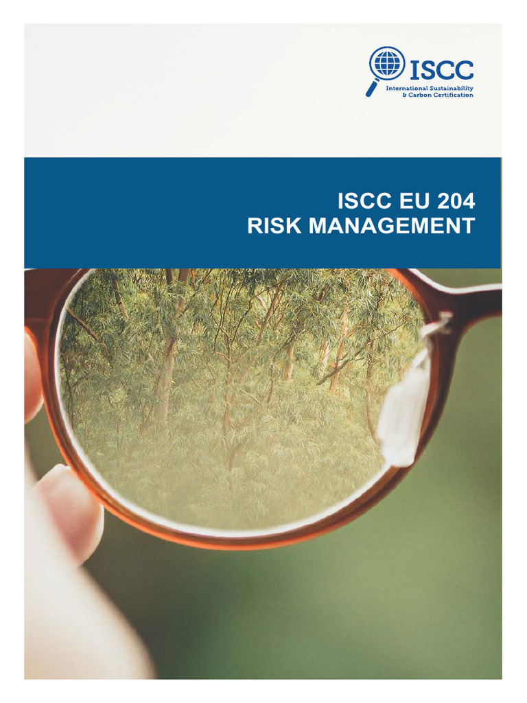 ISCC EU 204 Risk Management v4.2 | PDF | Audit | Risk Management