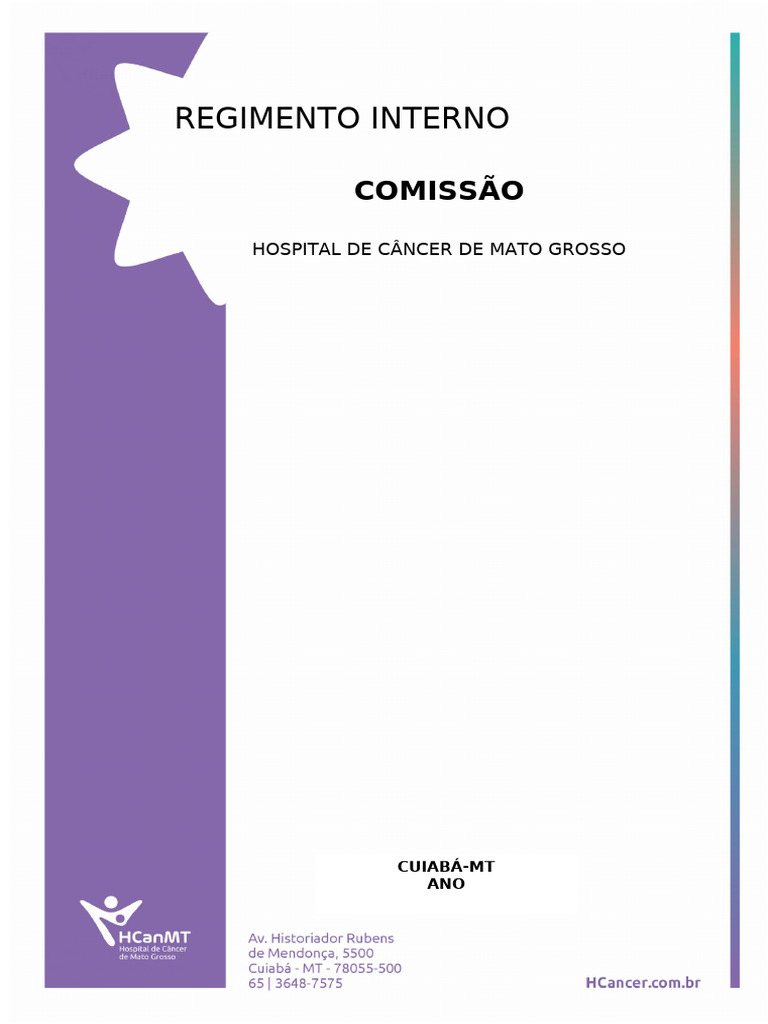 Modelo de Regimento Interno | PDF