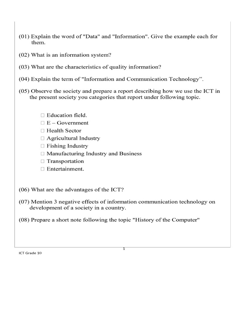 Unit 1 | PDF