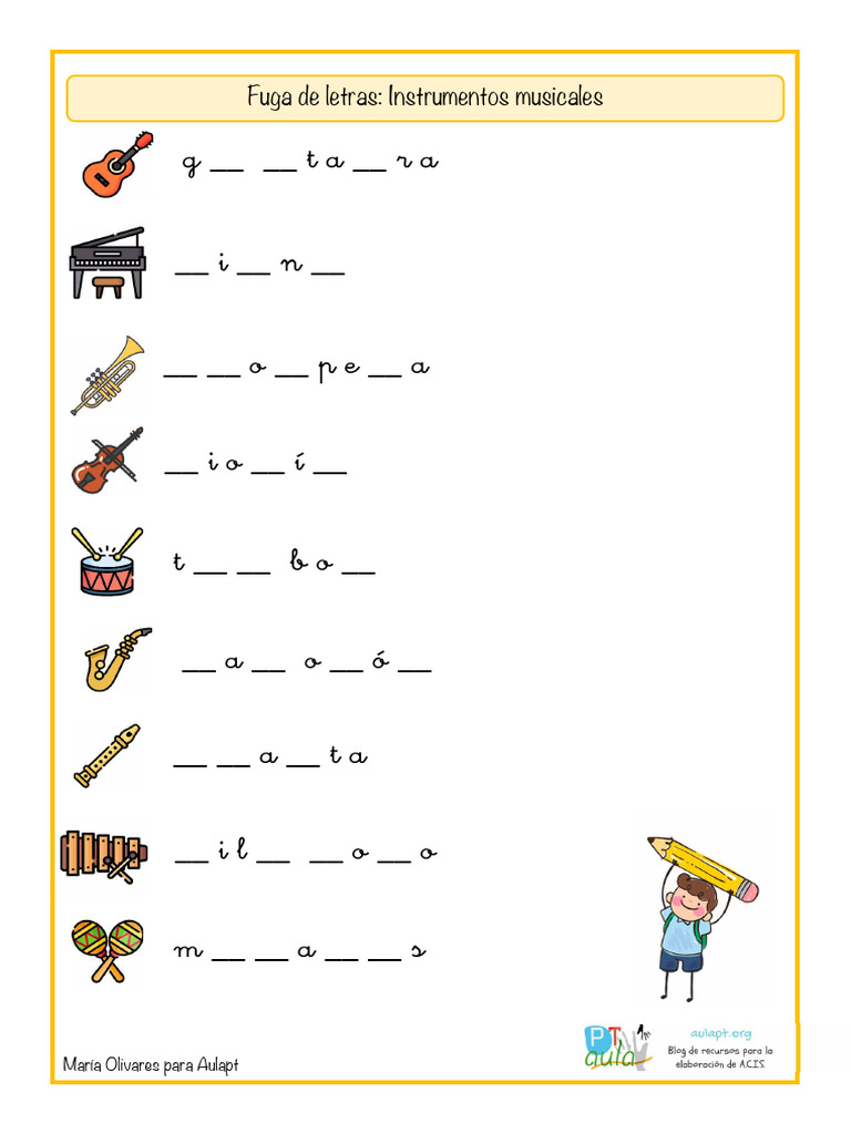 Fuga Letras Instrumentos | PDF