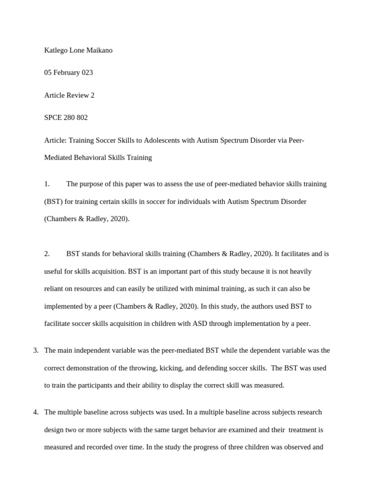 Article Review | PDF