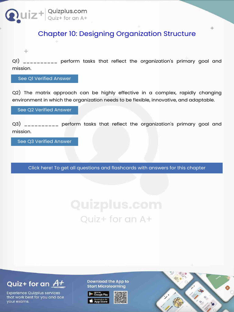 Perform Tasks That Reflect The Organizations Primary Goal and Mission | PDF