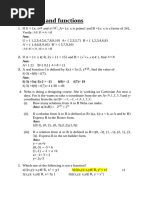 Class 11 Relations & Functions Questions | PDF | Mathematical Objects ...