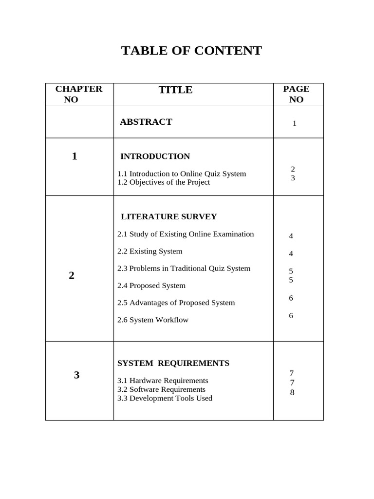 Dhanush Final Table of Content | PDF
