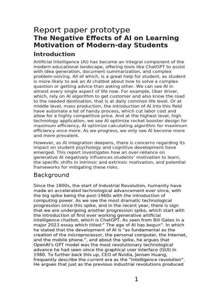 Report Paper Prototype | PDF | Artificial Intelligence | Intelligence ...
