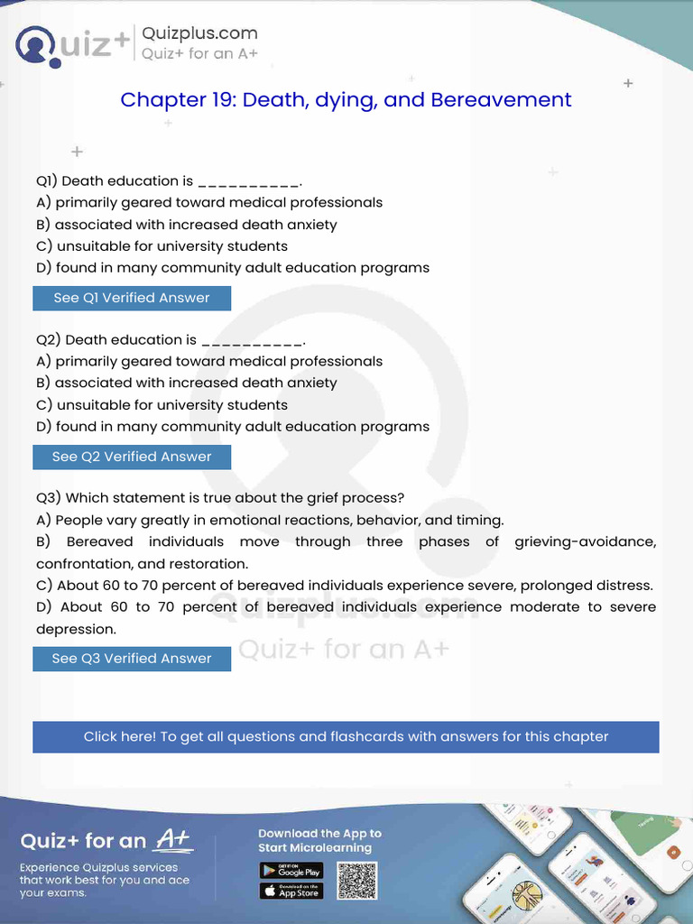 Death Education Is | PDF | Memory | Grief