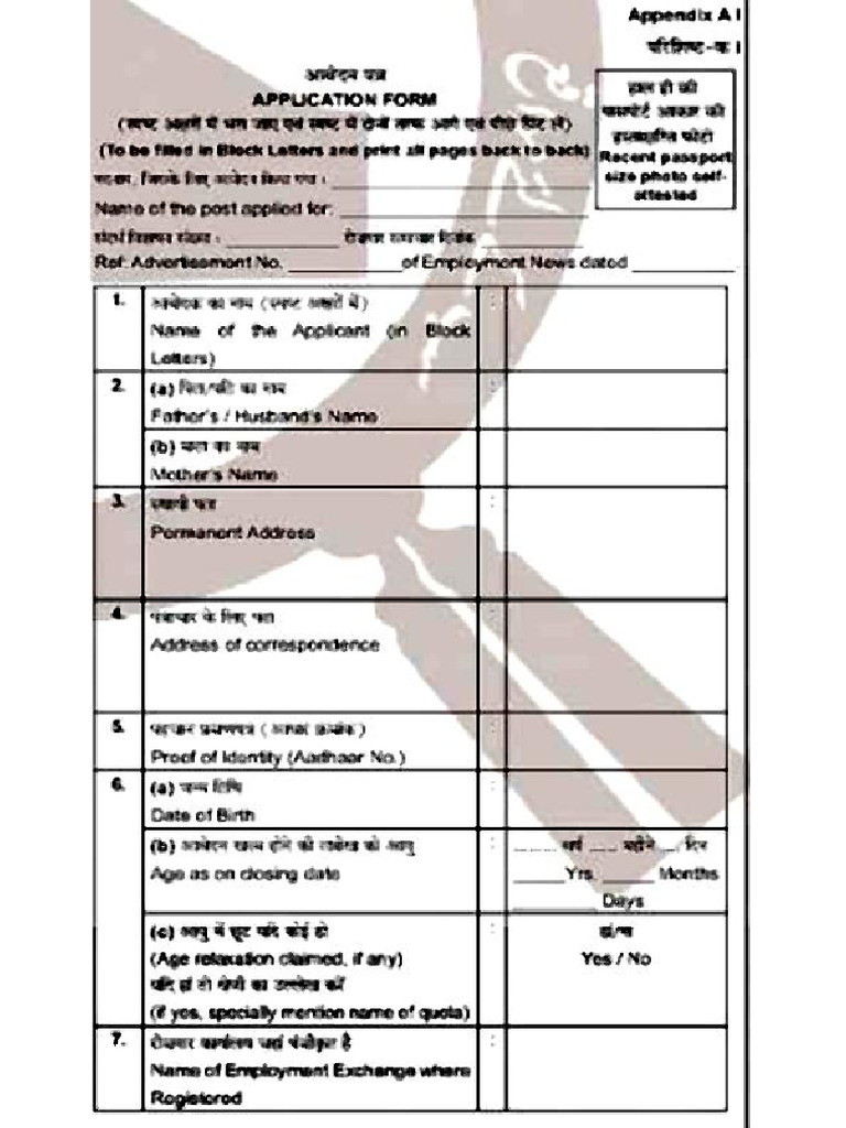 Cleaned Application Form | PDF