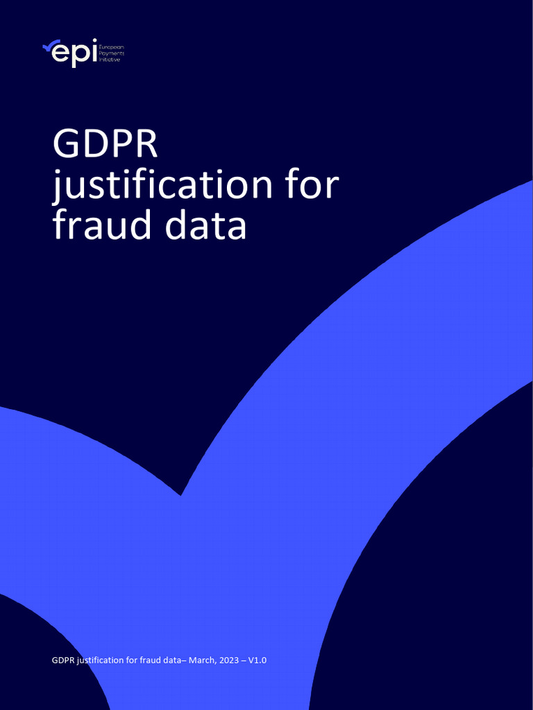 GDPR Data Justification v1.0 | PDF