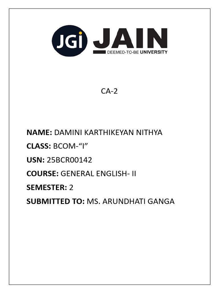 CA2 Eng2 | PDF | Waste Management | Waste