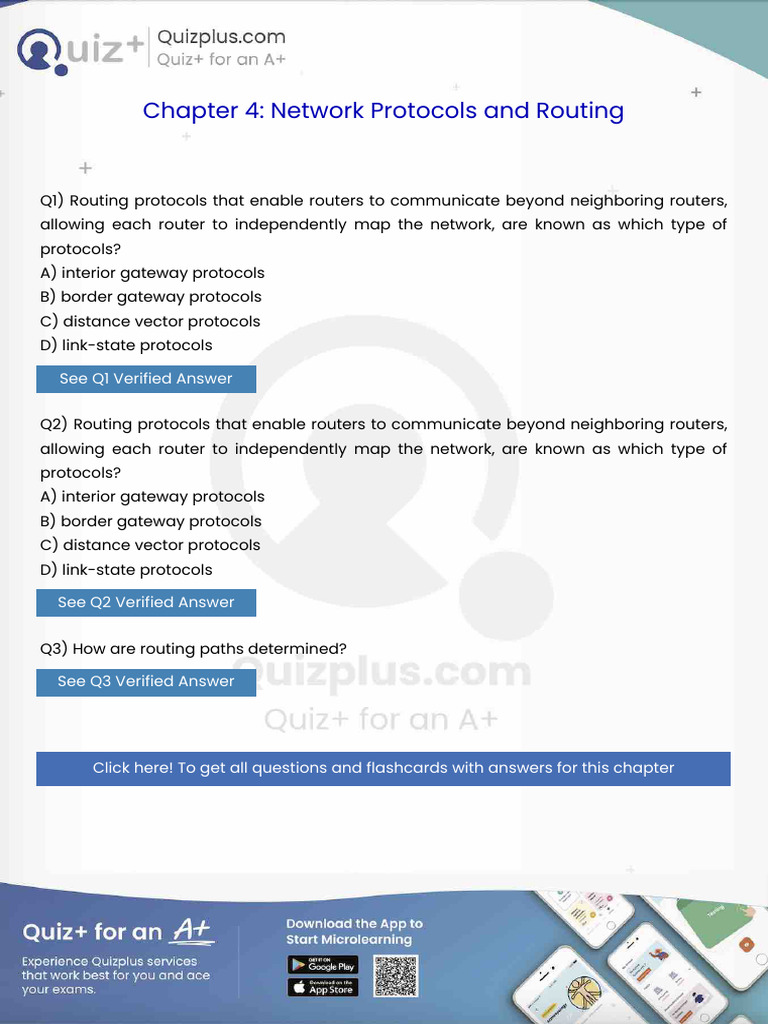 Routing Protocols That Enable Routers To Communicate Beyond Neighboring ...